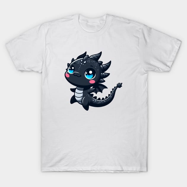 Dancing Kawaii Dragon T-Shirt by PunnyBitesPH